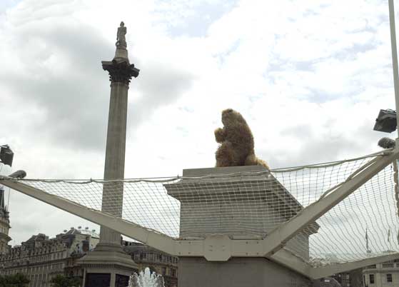 Fame for an hour: Marmite on the fourth plinth